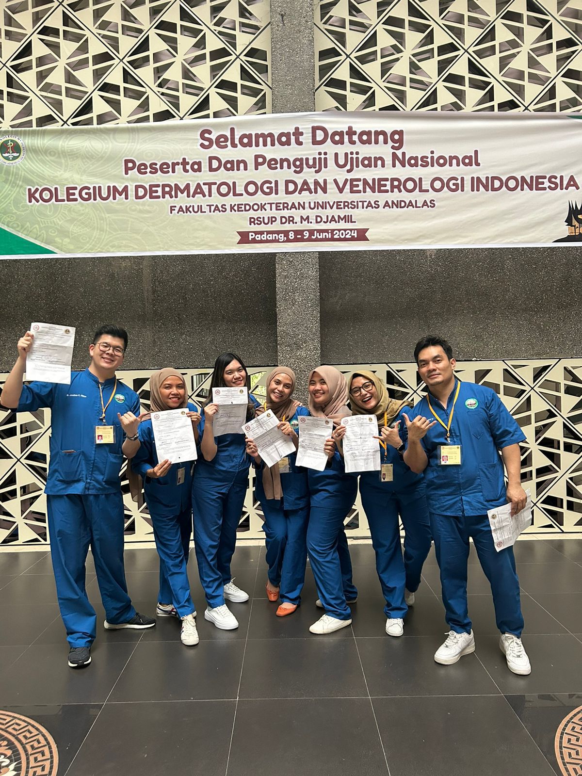 Mahasiswa PPDS Dermatologi dan Venereologi FK UNHAS Meraih Nilai Tertinggi Ujian Nasional Kolegium Dermatologi dan Venereologi Indoensia (KDVI)